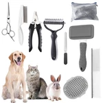 Kueiox Dog Brush For Shedding,9 Pcs In One Pet Slicker Hair Kit 9-grey. Fixed Price $36.24.