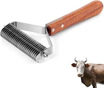 Abbylike Large Horse Brush Deshedding Tool Goats Cow 4.53 Inch Wide. Fixed Price $54.04.