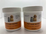 2 Ct Dogscute Cat And Dog Ear Cleaner Wipes Otic Veterinary - 150 Each. Fixed Price $14.90.