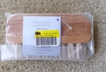 Redecker Natural Rubber Lint Brush With Oiled Beechwood, 5-1/4 Inches; C15. Fixed Price $17.94.