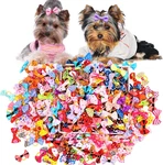 100pc Cute Puppy Dog Small Bowknot Hair Bows,yorkie Doggie Bows With Rubber Band. Fixed Price $13.97.