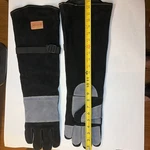 Wzqh 23.6 In Leather Welding Gloves For Animal Handling,grabbing. Fixed Price $14.00.
