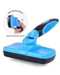 Pets First Self Cleaning Slicker Brush For Dogs & Cats Safe Fine Bristles. Fixed Price $12.00.