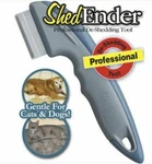 Shed Ender Professional De-shedding Tool For Dogs Cats Fur Blue As Seen On Tv. Fixed Price $12.99.