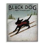 Stupell Industries Black Dog Ski Company Winter Sports Pet Sign Wall Art, 11 X 1. Fixed Price $48.93.