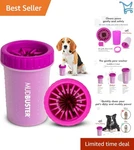 Dog Paw Cleaner Silicone Medium Portable Mud Buster Travel Fuchsia. Fixed Price $15.98.