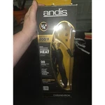 Andis Professional 3/4" Gold Ceramic Curling Iron 20 Heat Settings 400f. Fixed Price $28.00.