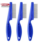 3 Pack Dog Grooming Comb, Pet Flea Lice Cat Combs, Stainless Steel Comb. Fixed Price $19.30.