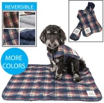 Touchdog 2-in-1 Matching Tartan Plaided Dog Coat Jacket And Designer Bed Mat. Fixed Price $64.99.