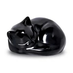 Whal&yune Crystal Cat Figurine, 1pc Black Obsidian Cat, Natural Sleeping .... Fixed Price $12.22.