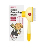 Jayu Pet Magic Grooming Brush Cat For Shedding, Dual-length Yellow. Fixed Price $18.56.