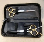 Miracle Coat Cat/dog (set Of 2) Grooming Scissors - 6.5 Inches Both Straights. Fixed Price $36.00.