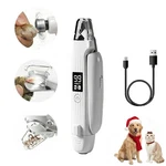 2-in-1 Dog Cat Nail Clippers Grinder With Light, Usb Trimmers For L/m/s Pet Claw. Fixed Price $16.51.