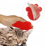 Kirti Pet Grooming Massage Brush For Dogs Cats, Shampoo Bathing Combing Red. Fixed Price $7.98.