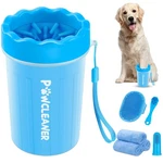 Professional 7 In 1 Dog Paw Cleaner For Dogs & Cats - Includes Medium, Blue. Fixed Price $14.39.