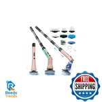 Hillyfe Electric Spin Scrubber Bathtub Floor Bathroom Cleaner 7 Brush Heads Wate. Fixed Price $66.71.
