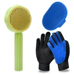 Gjease Cat Grooming Glove Brush,self-cleaning Slicker Pet Brush For Short And Lo. Fixed Price $13.61.