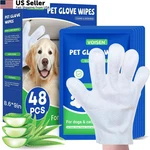 Voisen 48 Pcs Pet Glove Wipes For Dogs And Cats, Cleaning & Pack. Fixed Price $30.69.
