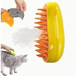 Rechargeable Shedding Hair Spray Hot Steam Easy Pet Grooming Brush For Cat, Dog. Fixed Price $6.99.
