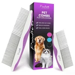 Poodle Pet Dog Combs Grooming 2 Pack Stainless Steel Teeth Easily Remove Dirt. Fixed Price $16.10.