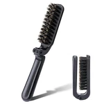 Mozeat Folding Boar Bristle Collapsible Pocket Travel Natural Hair Brush. Fixed Price $13.78.