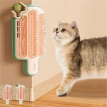 Pet Cat Hair Removal Comb With Catnip Balls & Spring Toys Self Cleaning Scra. Fixed Price $26.99.