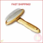 Outlavish Sheepskin Brush Rug Wool Carpet Cleaner Bamboo Wire Slicker Carding, U. Fixed Price $24.75.