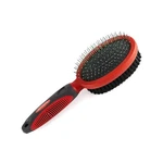 Tuff Pupper Double Sided Dog Brush, Detangling Tool For Dogs And Cats, Brown. Fixed Price $20.48.