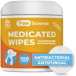 Antibacterial Medicated Wipes For Dogs & Cats - 100 Count Chlorhexidine. Fixed Price $25.37.