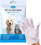 Pet Cleaning Glove Bathing Wipes For Dogs Andcats, Hypoallergenic Deodorizing Us. Fixed Price $8.99.