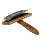 Alcott Bamboo Groom Slicker Brush With Stainless Steel Pins For Large, Brown. Fixed Price $28.11.