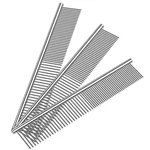 Kopal Stainless Steel Comb Set For Dogs And Cats, Pet Metal Brusher, Silver, Pac. Fixed Price $12.85.