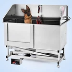 Co-z 34'' 50" Stainless Steel Dog Grooming Bath Tub Tubs Dogs Pet Salon. Fixed Price $689.99.