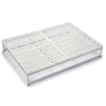 Master Equipment Raised Grooming Tub Rack Durable, Convenient, And Gray. Fixed Price $235.99.