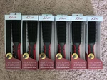 Lot Of 6 Kiss Glide & Define Detangler 9-row Non-slip Brush New. Fixed Price $23.99.