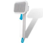 Self-cleaning Pet Slicker Brush, Deshedding Tool For Cats & Dogs (blue). Fixed Price $14.99.