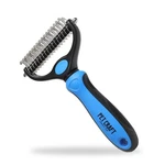Dog Grooming Rake Undercoat Brush 2-in-1 Pet Deshedding Dematting Detangler T.... Fixed Price $16.87.