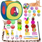 Cat Toys Bundle 33 Pack, Interactive Kitten For Indoor Cats Kitty With C. Fixed Price $36.59.