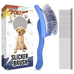Anrundar Dog Slicker Brush For Golden Doodle Grooming Kit - Large, Blue. Fixed Price $34.02.
