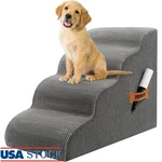Non-slip Dog Ramp Stairs Small Dogs Foam Steps Easy Access W/ Hair Remover New. Fixed Price $59.50.
