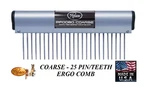 Resco #80 Coarse Comb Ergonomic Aluminum&stainless Steel Long Pin-pet Grooming. Fixed Price $36.99.