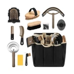 Abbylike 12 Pieces Horse Grooming Kit With Organizer Tote Bag Tack Room Suppl.... Fixed Price $53.30.
