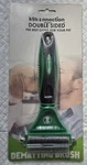 K9konnection Double Sided Dematting Brush For Pets Green And Black. Fixed Price $12.00.