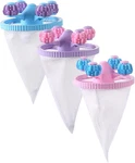 3pcs Pet Hair Remover For Laundry, Efficient Floating Filtering Mesh Remova. Fixed Price $15.95.