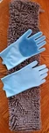 Ultra Absorbent Muddy Paws Dog Dryer 13 X 31 New & Wash Gloves. Fixed Price $18.00.