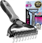 Pat Your Pet Deshedding Brush - Double-sided Undercoat Rake For Dogs & Cats. Fixed Price $17.14.