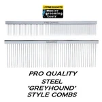 Master Grooming Tools Greyhound Style 2 Pro Set Comb Steel Kit Pet Dog Cat Fine. Fixed Price $24.29.