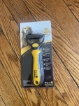 Pet Republique Dog Dematting Tool Matt Splitters 6+11 Teeth, Black, Yellow. Fixed Price $14.95.