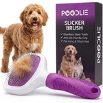 Poodle Pet Slicker Brush - For Dogs, Cats, Rabbits Matted/loose Fur, Knots S. Fixed Price $22.71.
