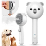 Feelneedy 3 In 1 Cat/dog Brush, Steam Brush For Shedding, White. Fixed Price $34.99.